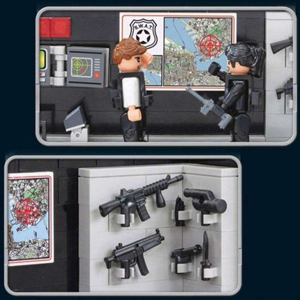 SWAT Tactical Mobile Command HQ Building Set - 763 Piece Adventure