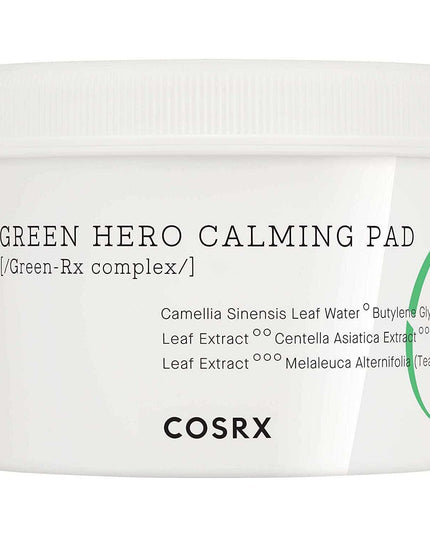Calming Green Tea Facial Pads with Dandelion & Witch Hazel Extracts