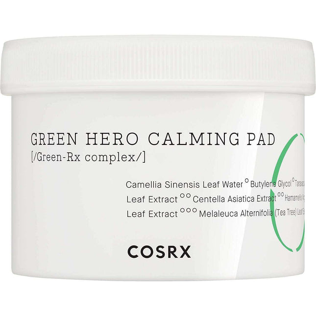 Calming Green Tea Facial Pads with Dandelion & Witch Hazel Extracts