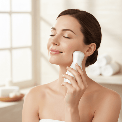 Cooling Gel Infused Ice Roller Facial Massager Set for Skin Renewal