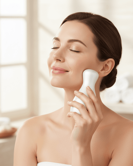 Cooling Gel Infused Ice Roller Facial Massager Set for Skin Renewal