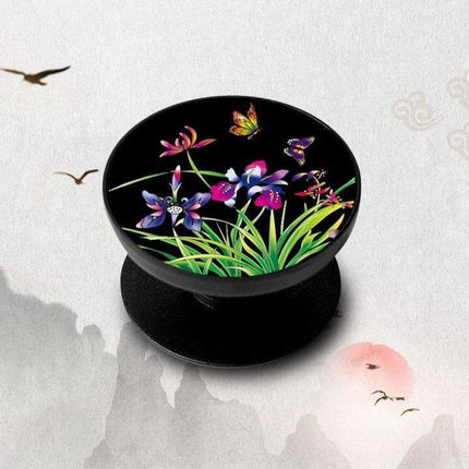 Korean Traditional Najeon Chilgi PopGrip: Elegant Device Accessory with Cultural Touch