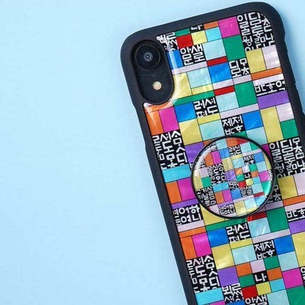 Korean Cultural Heritage Najeon Lacquer Art Phone Grip