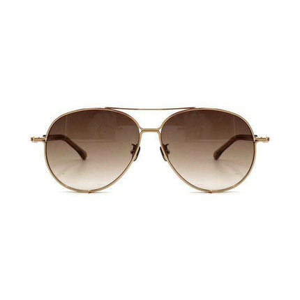 Chic Canadian Titanium Sunglasses with Luxurious Rose & Gold Details for Optimal Sun Protection