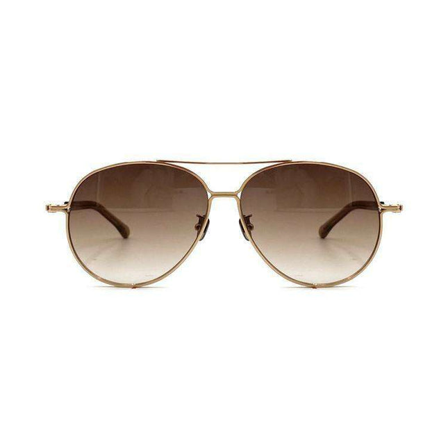 Chic Canadian Titanium Sunglasses with Luxurious Rose & Gold Details for Optimal Sun Protection