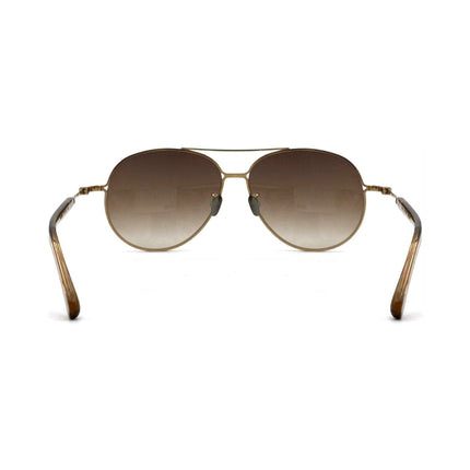 Chic Canadian Titanium Sunglasses with Luxurious Rose & Gold Details for Optimal Sun Protection