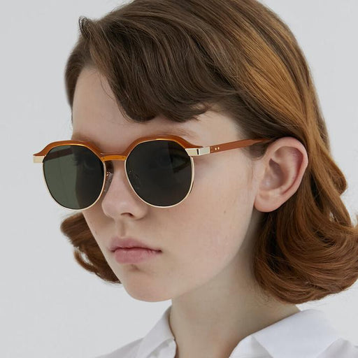 Aubrey-OB211-Brown Grey Sunglasses by ONE BRILLIANT