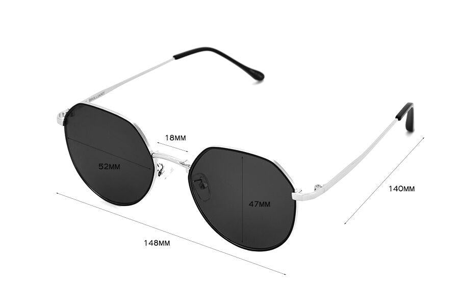 Bianca Brilliance Brown Sunglasses - Stylish UV400 Protection Eyewear with Metal Frame