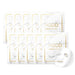 Luxurious Gel-Coated Facial Masks - Pack of 10