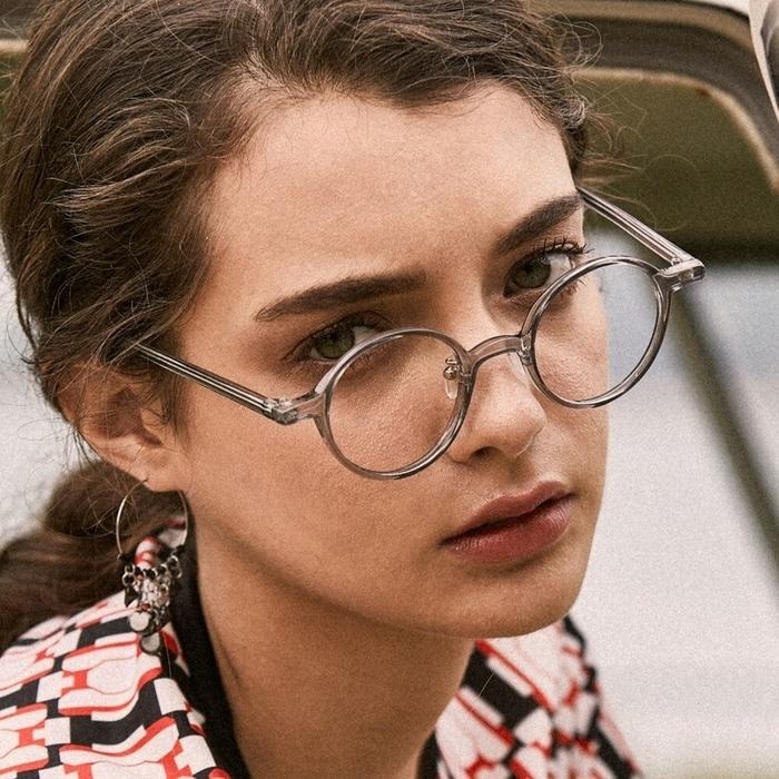 Polly Ice Crystal Eyewear Frames - Where Vintage Meets Innovation
