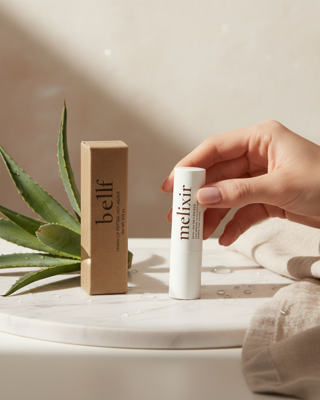 Dewy Rose Vegan Lip Butter with Rose Essence