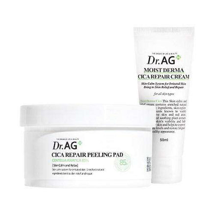 Skin Renewal Bundle: Exfoliating Pads & Healing Cream for Radiant Skin