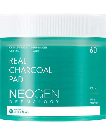 Charcoal Infused Skin Renewal Pads with Peat Water & Evening Primrose Extract