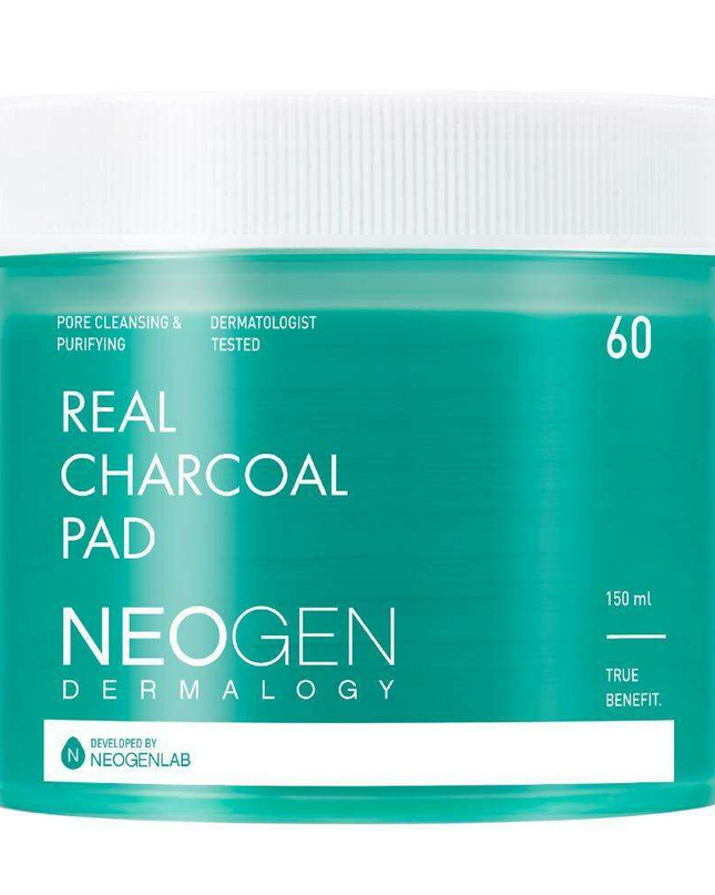 Charcoal Infused Skin Renewal Pads with Peat Water & Evening Primrose Extract