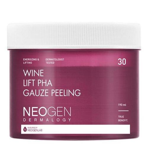 NEOGEN Dermalogy Wine Lift PHA Gauze Peeling Pads - Skin Revitalizing Exfoliation