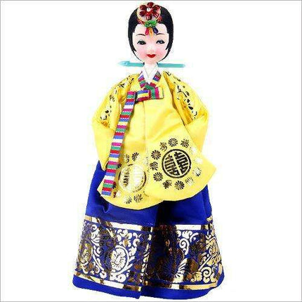Korean Traditional Hanbok Doll - A Stunning Representation of Cultural Heritage