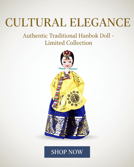 Korean Traditional Hanbok Doll - A Stunning Representation of Cultural Heritage