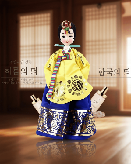 Korean Traditional Hanbok Doll - A Stunning Representation of Cultural Heritage