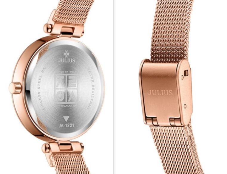 Stylish Blue Mesh Women's Watch with Precision Japan Miyota Movement - JULIUS Luxury Watch