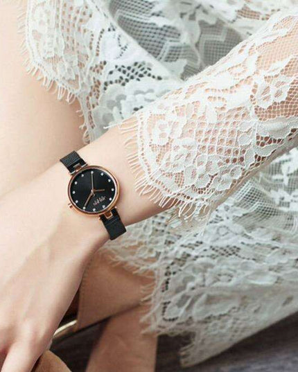 Stylish Blue Mesh Women's Watch with Precision Japan Miyota Movement - JULIUS Luxury Watch