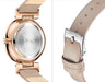Elegant Beige and Pink Leather Women's Watch - Stylish Timepiece with Japanese Miyota Movement (Model JA-1271A)