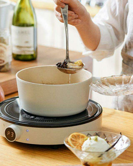 FIKA Ultra-Durable Aluminum Induction Pot with Advanced Nonstick Xtrema™ Finish