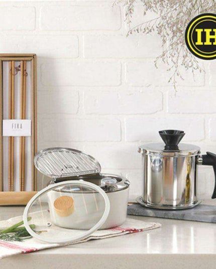 NEOFLAM FIKA Premium Wooden Chopsticks Set for 4 - Elegant Dining Essentials