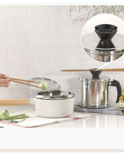 Stainless Steel Oil Pouring Jug - 1.3L