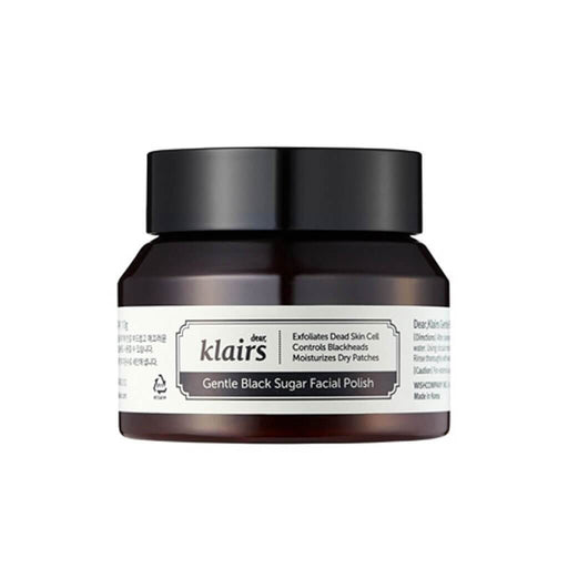Gentle Black Sugar Facial Polish by KLAIRS - Skin Exfoliating & Moisturizing Scrub