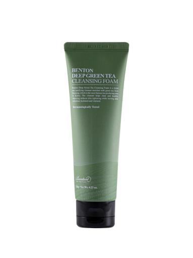 Green Tea Infused Cleansing Foam with Camellia Oil - Nourishing and Hydrating Formula 120g