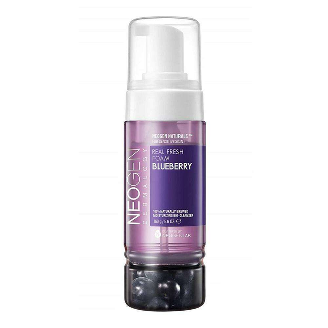 Revitalizing Blueberry Foaming Cleanser - Hydrating Facial Wash for Glowing Skin