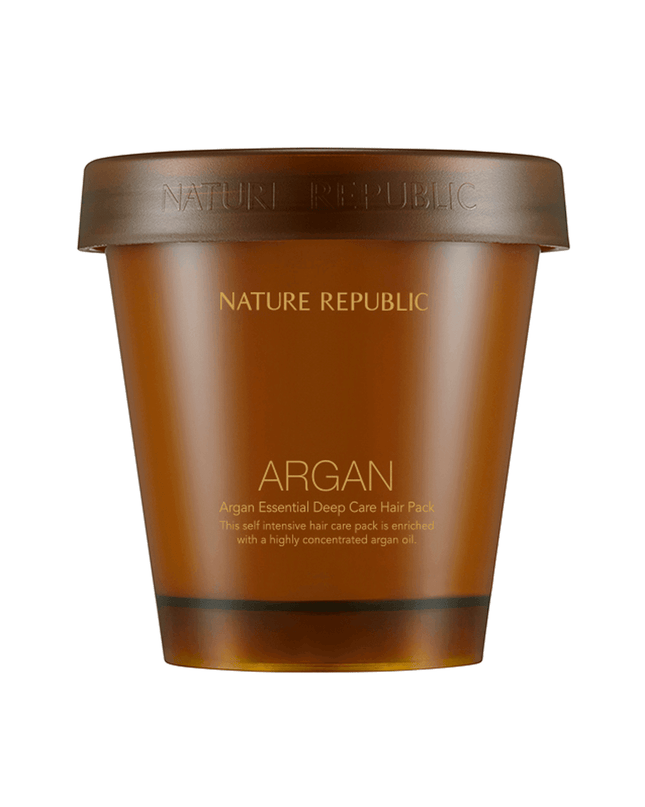 NATURE REPUBLIC Argan Oil Deep Conditioning Hair Mask - Ultimate Repair and Hydration Treatment