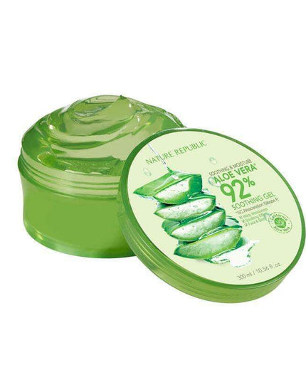 Nature Republic Aloe Vera 92% Hydrating Soothing Gel - 300ml Intense Moisture and Calmness