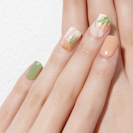 Nail Art Revolution: Green Goddess Gel Manicure Set for Stunning Home Makeovers