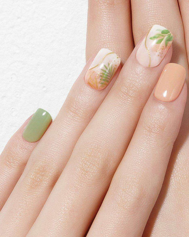 Nail Art Revolution: Green Goddess Gel Manicure Set for Stunning Home Makeovers