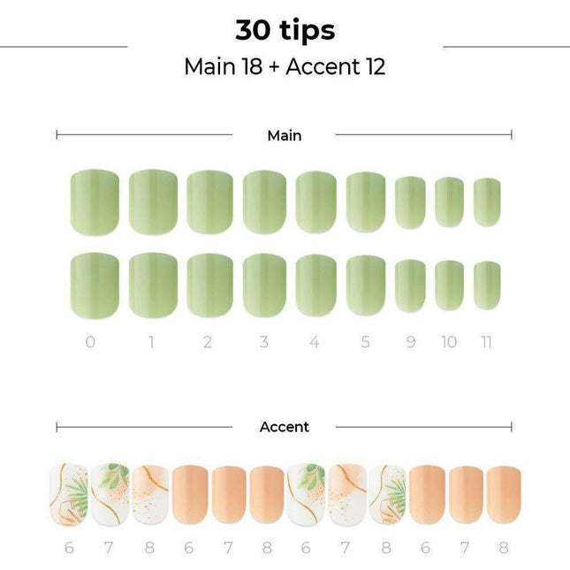 Nail Art Revolution: Green Goddess Gel Manicure Set for Stunning Home Makeovers