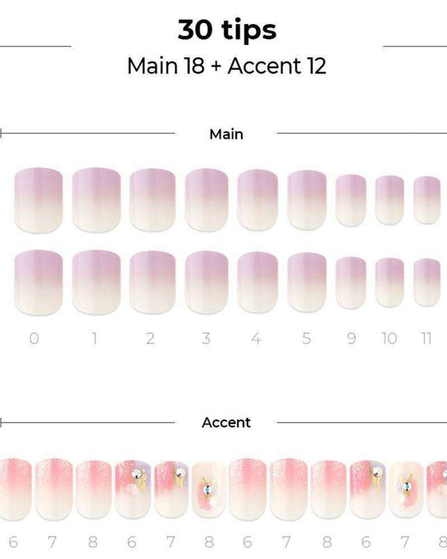 Radiant Horizon Gel Nail Kit - Achieve Stunning Salon-Quality Nails with Mesmerizing #Before Sunset Designs