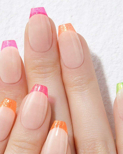 Neon Sparkle Glam Nail Art Collection - Dashing Diva Magic Press Set