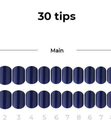 Indigo Blue Gel Nail Glamour Kit - Ultimate Manicure Must-Haves