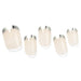 Glamorous Silver French Gel Nail Kit - Effortless Elegance for Any Occasion