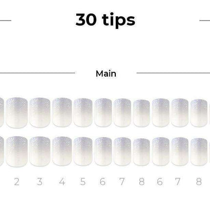 Chic Wave Instant Gel Nail Glam Kit - Effortless Elegance at Your Fingertips