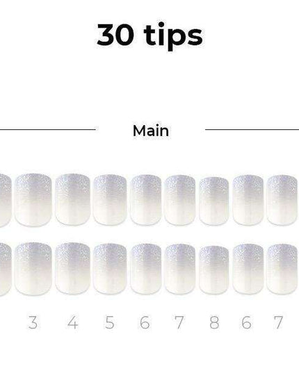 Chic Wave Instant Gel Nail Glam Kit - Effortless Elegance at Your Fingertips