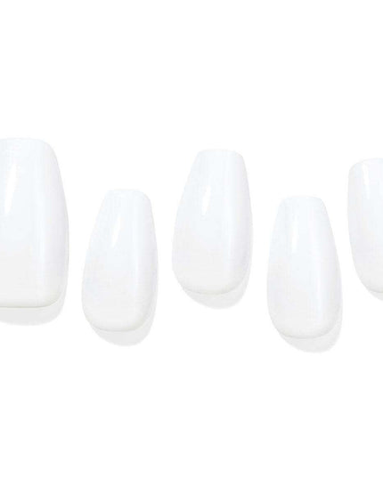 Sophisticated Titanium White Gel Nail Kit with 30 Tips and Essential Tools for Glamorous Manicures