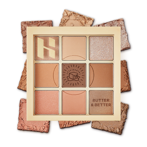 Glow & Glimmer Eye Palette - Shades of Dawn & Dusk Collection 8g #ANG BUTTER