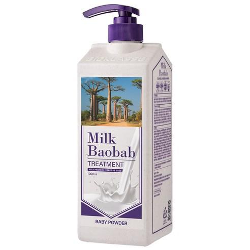Baby Powder Scented Hair Treatment with Baobab Milk - 1000ml