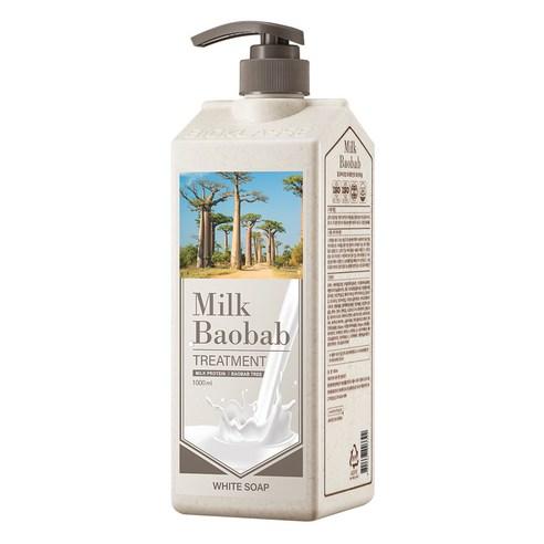 BAOBAB Hair Treatment with White Soap Fragrance - 1000ml Strengthens and Nourishes Hair