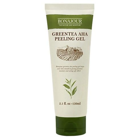 Green Tea AHA Exfoliating Gel with Natural Cellulose - Skin Softening Formula