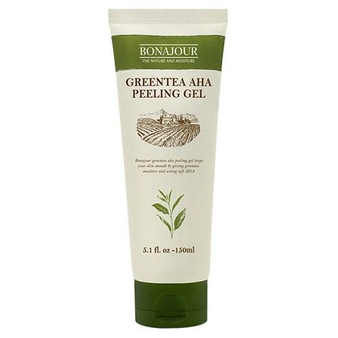Green Tea AHA Exfoliating Gel with Natural Cellulose - Skin Softening Formula