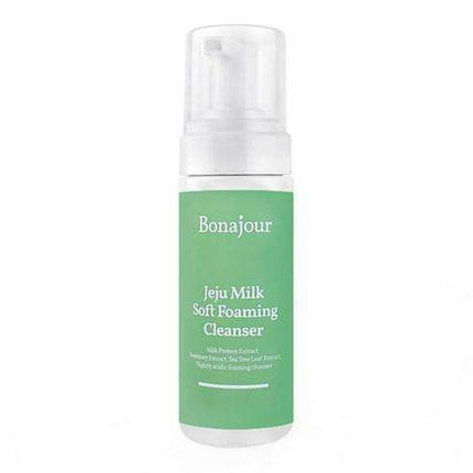 Jeju Milk Ultra-Gentle Hydrating Foam Cleanser for Sensitive Skin - pH Balanced Nourishing Formula