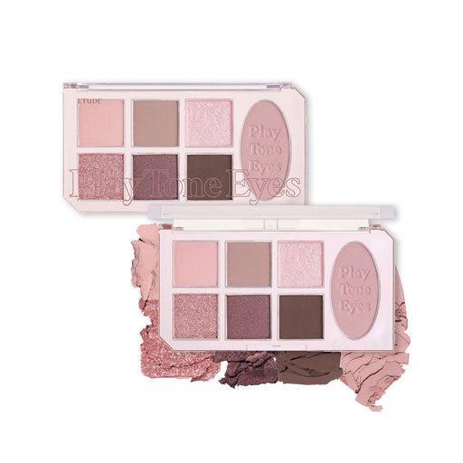 Cashmere Mauve Eye and Cheek Palette - Matte and Glitter Shadows